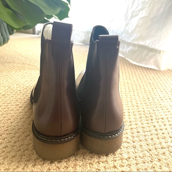 Find size 7.5 oxblood red leather boot, new in box - Picture 4 of 6